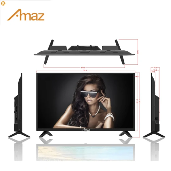 Fabricante de China, TV LED personalizada, televisión inteligente FHD UHD 32 40 50 55 pulgadas, TV LED Smart 2K 4K TV