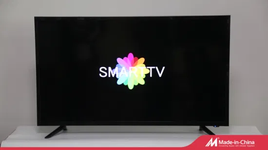 Fabricante de TV de China personalizado 24 32 43 55 65 70 75 85 100 pulgadas de pantalla plana LCD LED TV Smart Android TV Televisión
